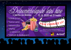 Plakát-letní kino v parku