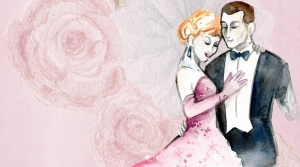 úvodní fotka k Jarnímu bálu - taneční pár