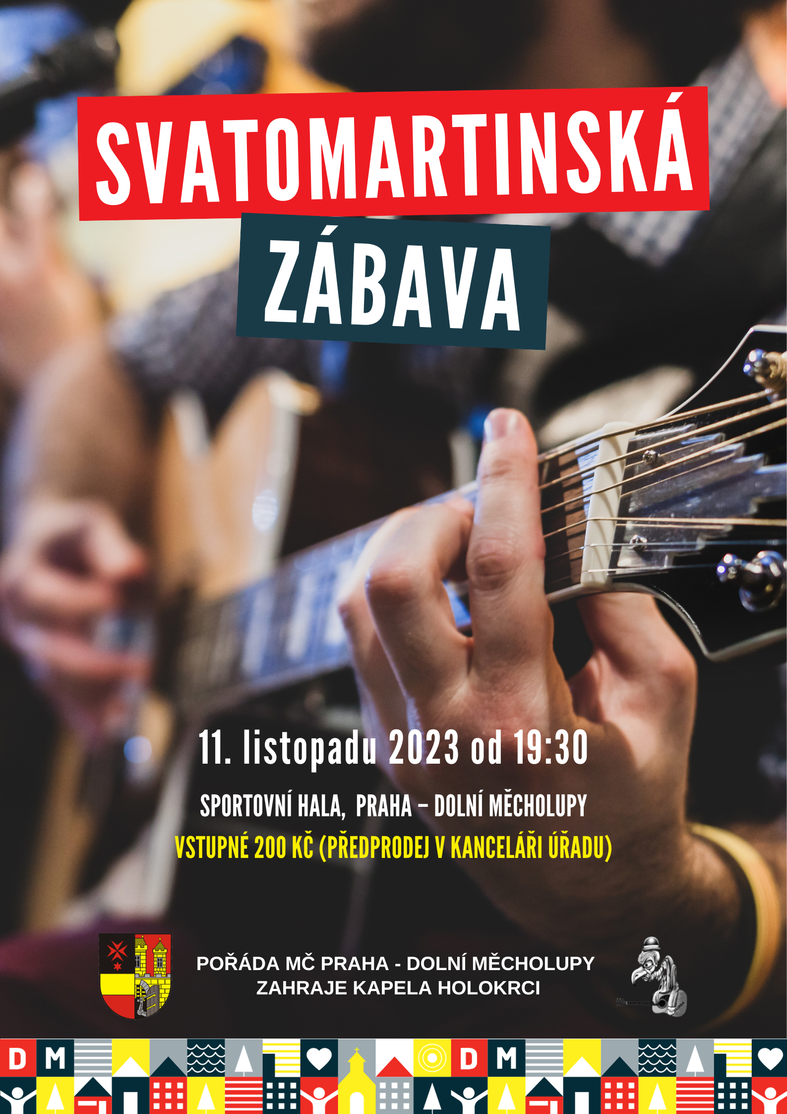 plakát ke Svatomartinské zábavě 2023