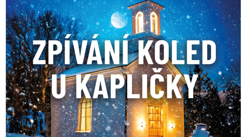 úvodní obrázek zpívání koled u kapličky