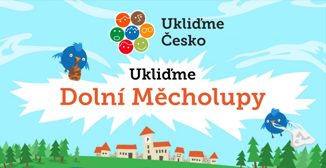 Ukliďme Dolní Měcholupy plakátek