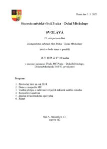 Pozvánka na 21. jednání ZMČ