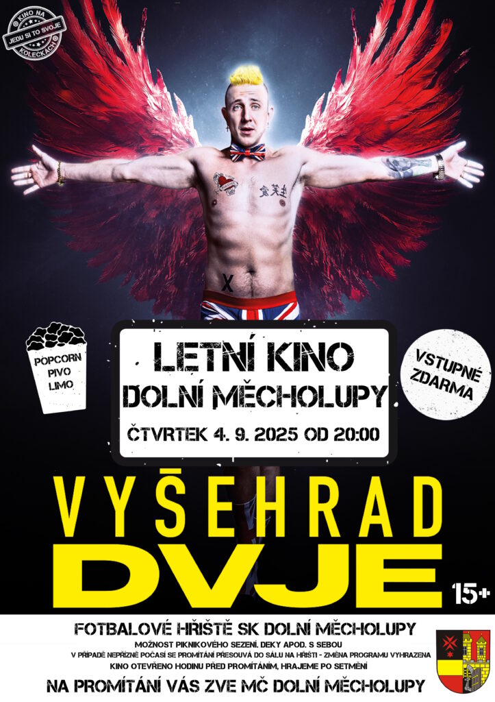 Plakátek k letnímu kinu