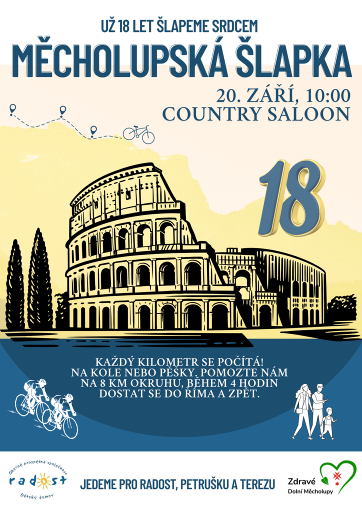 Plakátek k akci Měcholupská šlapka