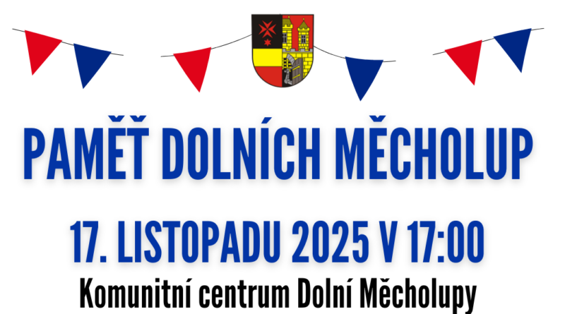 Plakátek na akci Pamět národa