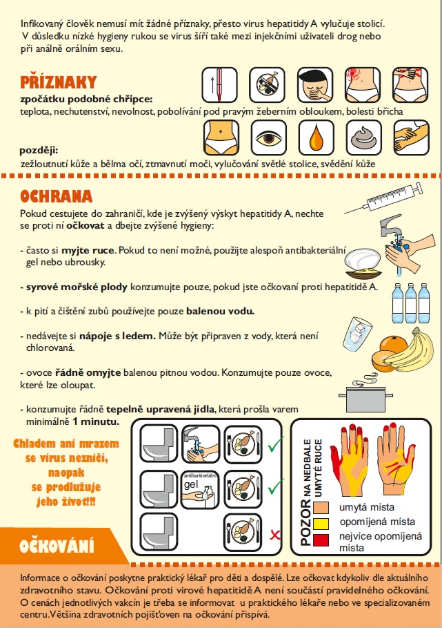 Informační leták žloutenka