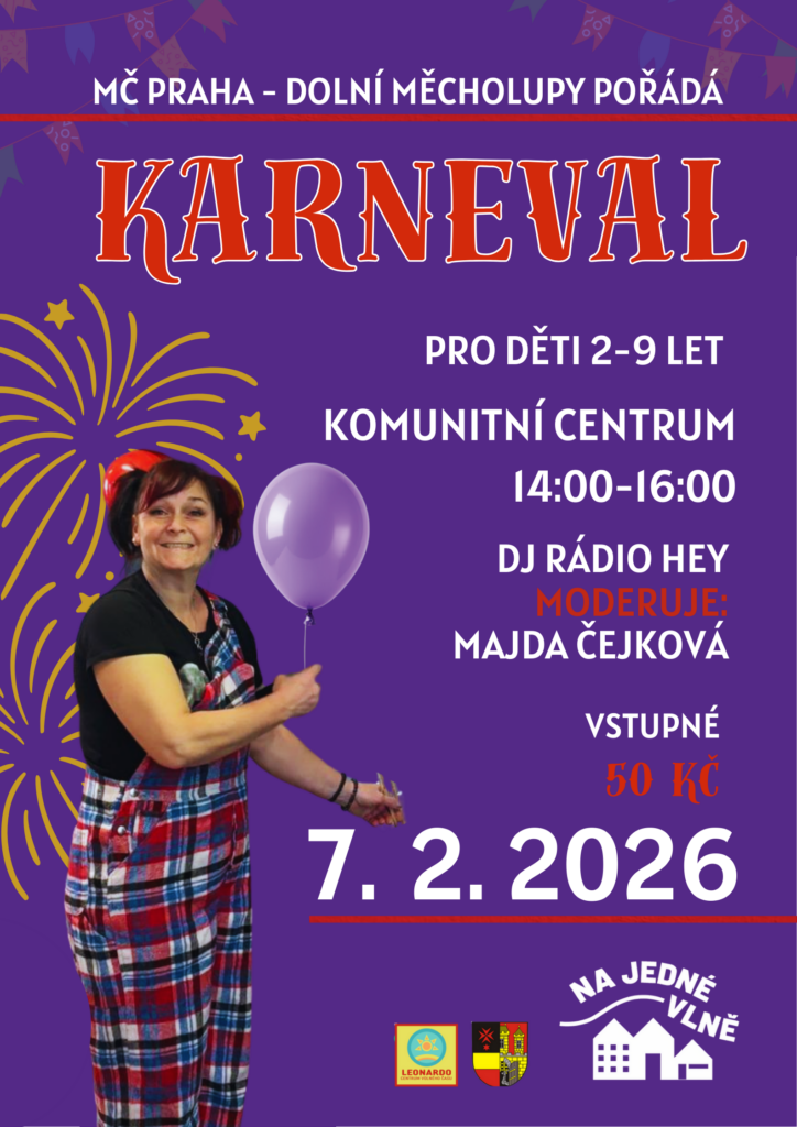 Plakátek na disco karneval