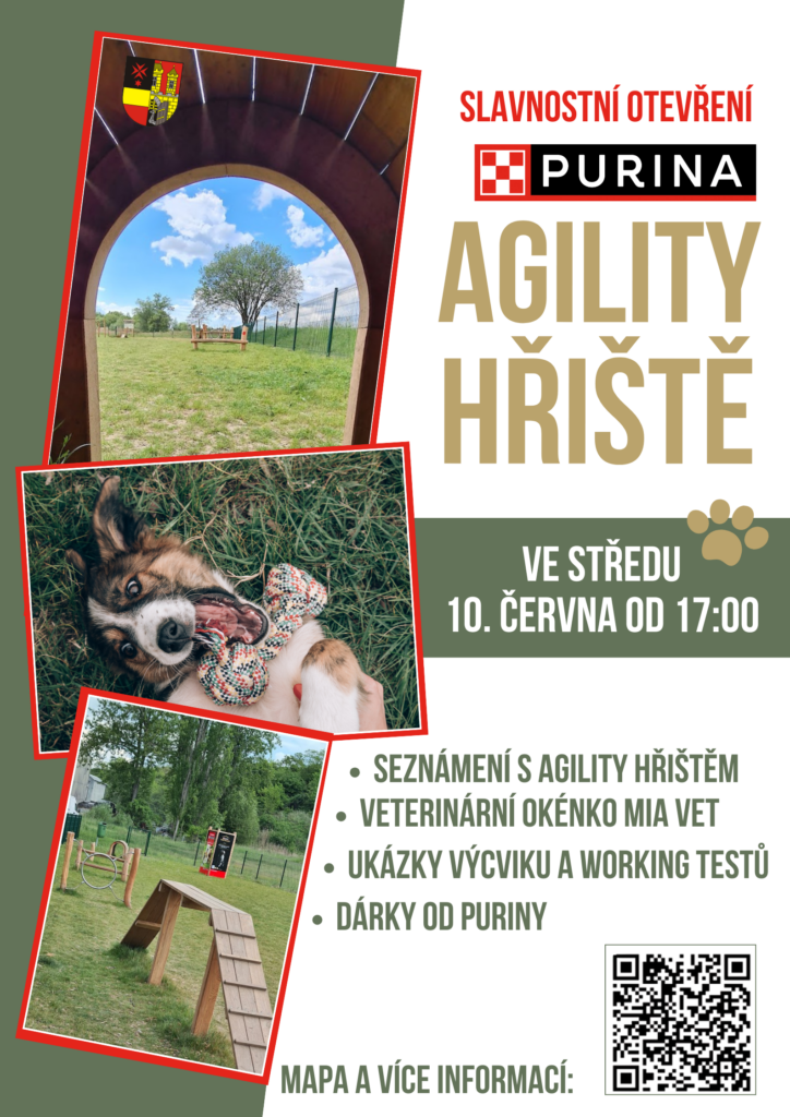 Plakátek na hřiště agility