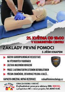Plakát na kurz první pomoci