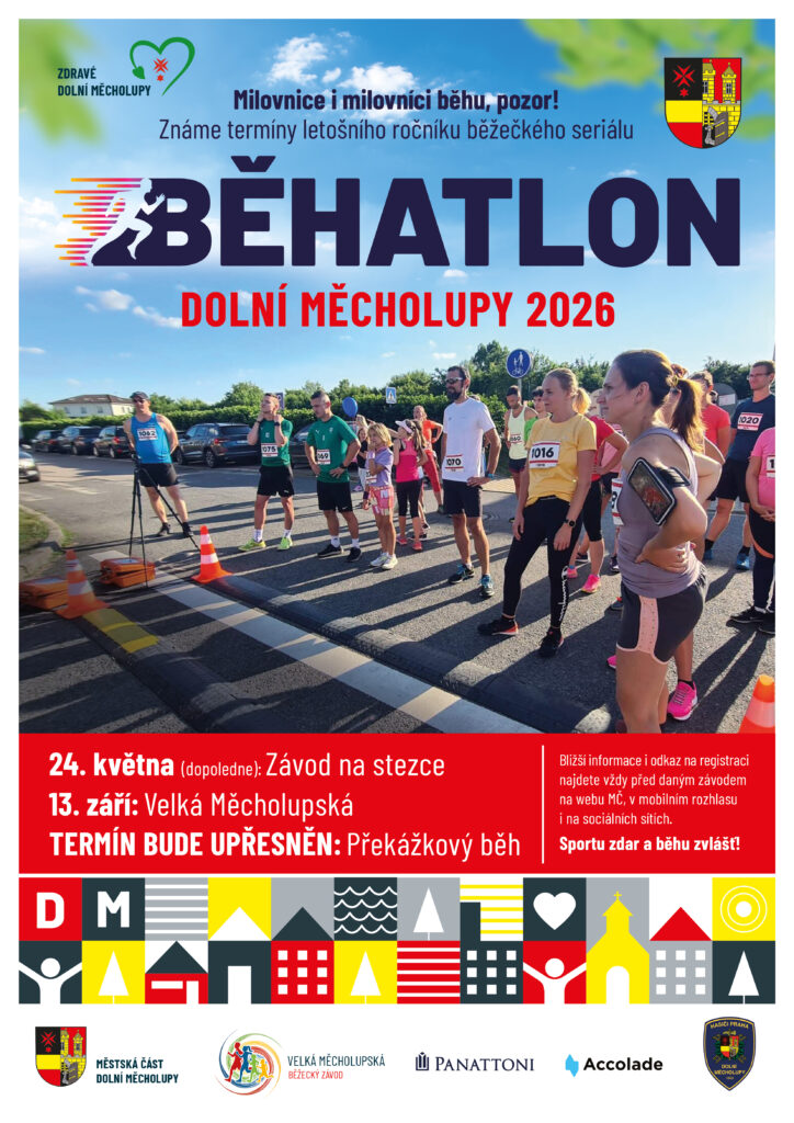 Plakátek na běhatlon - nový logo