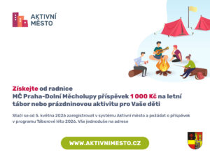 Plakátek s informacemi k aktivnímu městu